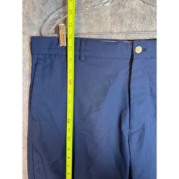Peter Millar Mens Navy Salem Performance Polyester Shorts Golf Stretch - Size 36 - Picture 9 of 10